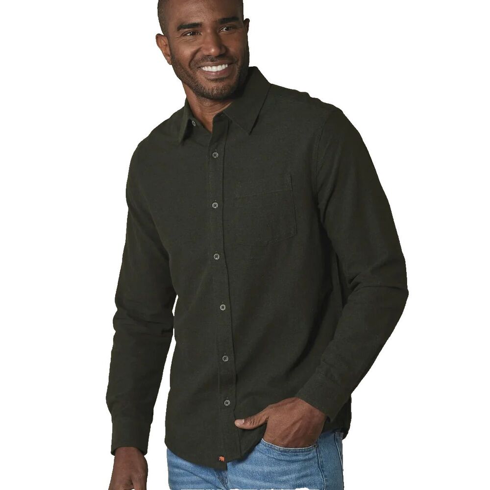 The Normal Brand Men’s NWT Fairbanks Brushed Chamois Button Up Shirt size L NWT